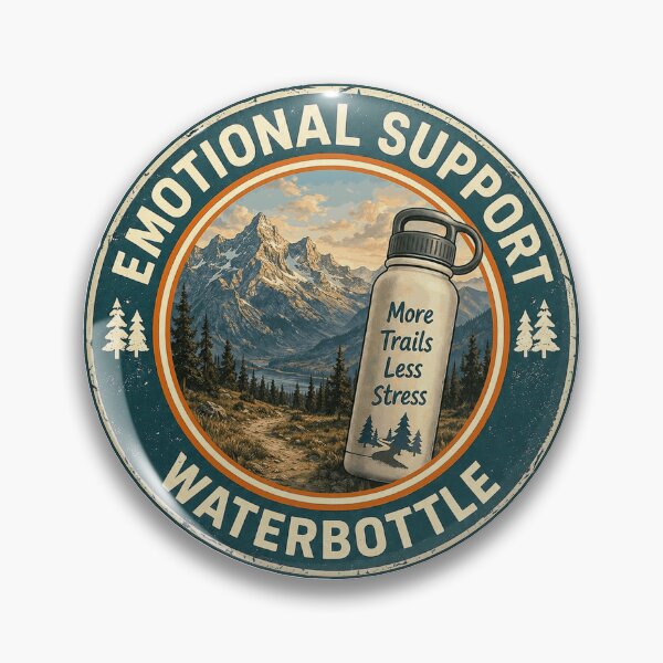 Item preview, Emotional support waterbottle designed and sold by vectcd.