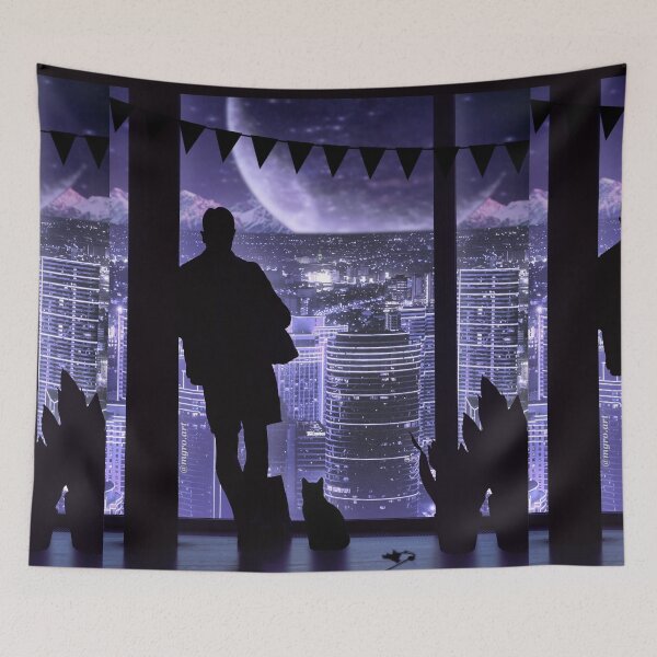 Item preview, City by night. Blue designed and sold by mgro-art.