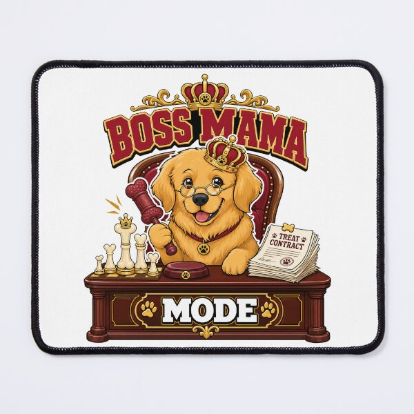 Item preview, Dog Mama Boss Mode designed and sold by zoughlal.