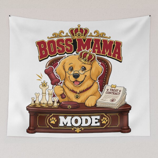 Item preview, Dog Mama Boss Mode designed and sold by zoughlal.
