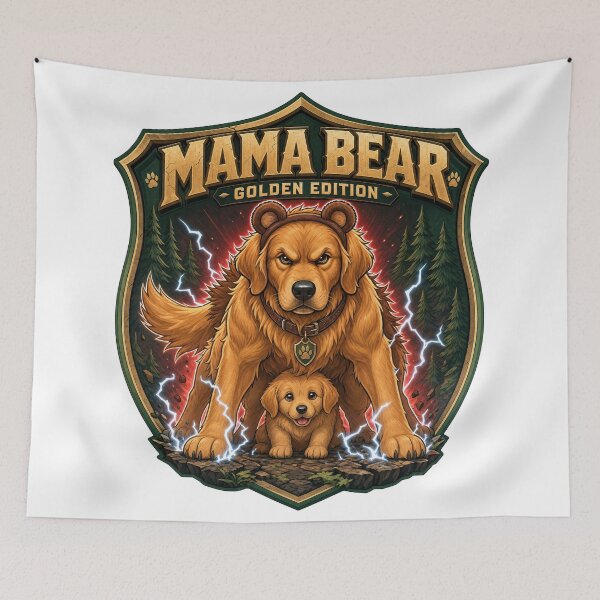 Item preview, Mama Bear Golden Edition designed and sold by zoughlal.