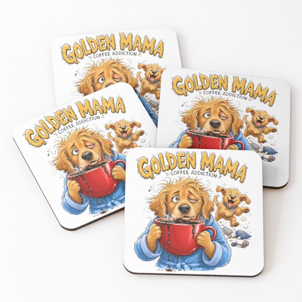 Item preview, Golden Mama Coffee Addiction designed and sold by zoughlal.