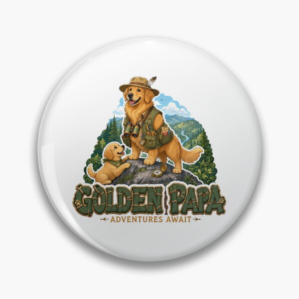 Item preview, Golden Papa Adventures Await designed and sold by zoughlal.