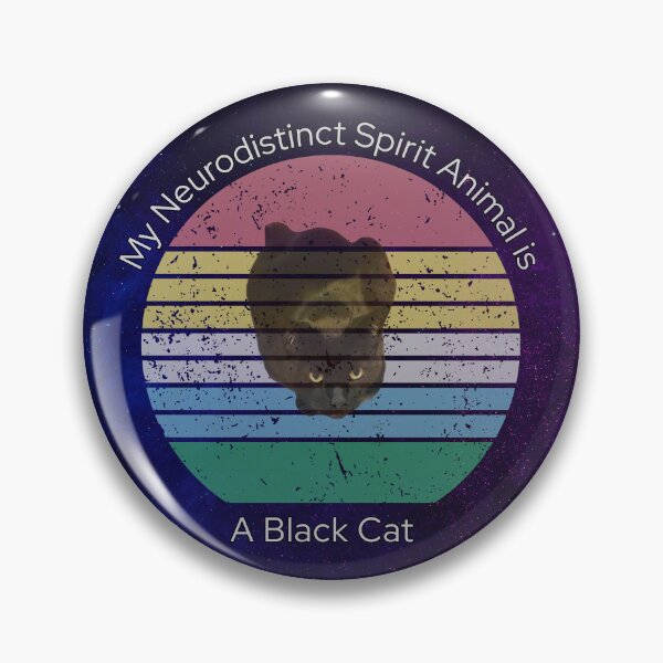 Artikelvorschau, Mein neurodissoziatives Krafttier ist eine schwarze Katze. entworfen und verkauft von Holy JM Designs.