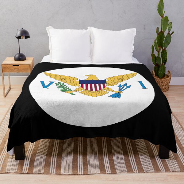 Item preview, United States Virgin Islands Circle Flag VI designed and sold by shitpostee.