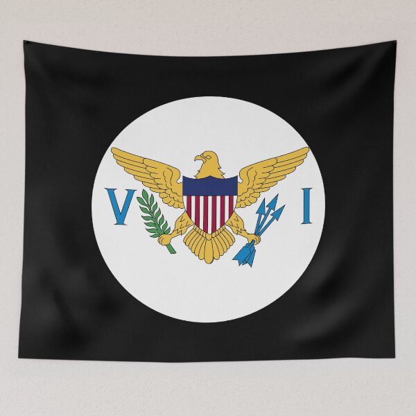 Item preview, United States Virgin Islands Circle Flag VI designed and sold by shitpostee.