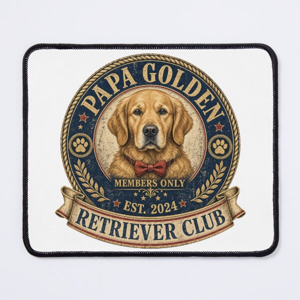 Item preview, Papa Golden Retriever Club designed and sold by zoughlal.