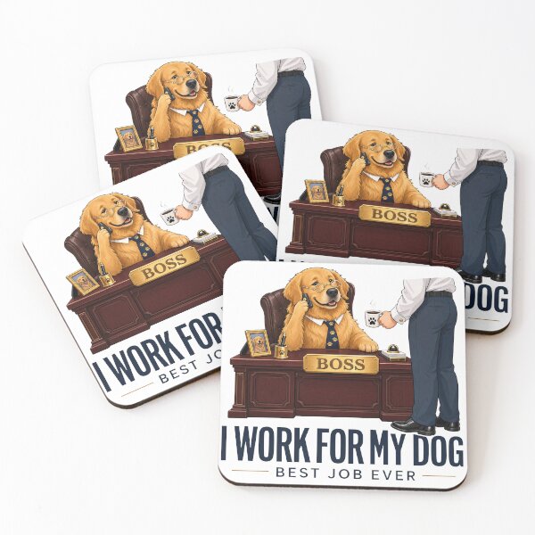 Item preview, I Work For My Dog designed and sold by zoughlal.