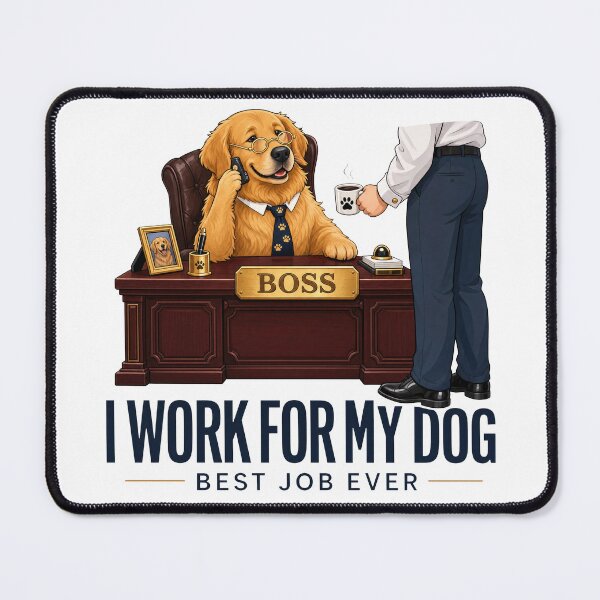 Item preview, I Work For My Dog designed and sold by zoughlal.