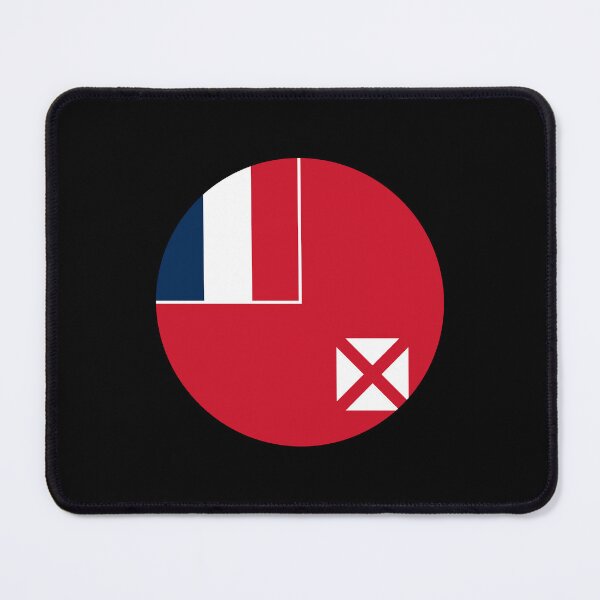 Item preview, Wallis And Futuna Circle Flag WF designed and sold by shitpostee.