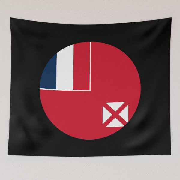 Item preview, Wallis And Futuna Circle Flag WF designed and sold by shitpostee.
