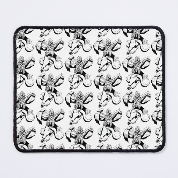 Item preview, Bearded Vulture Bone-Eater (Black and White) Pattern designed and sold by Colmeia de Ideias.