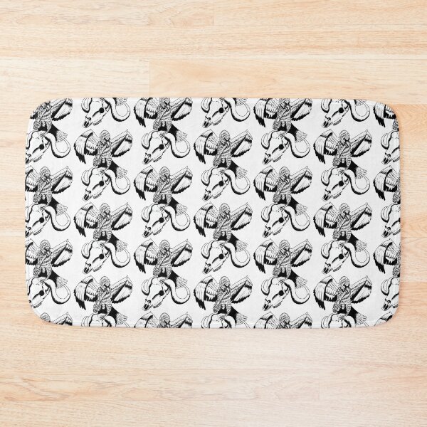 Item preview, Bearded Vulture Bone-Eater (Black and White) Pattern designed and sold by Colmeia de Ideias.
