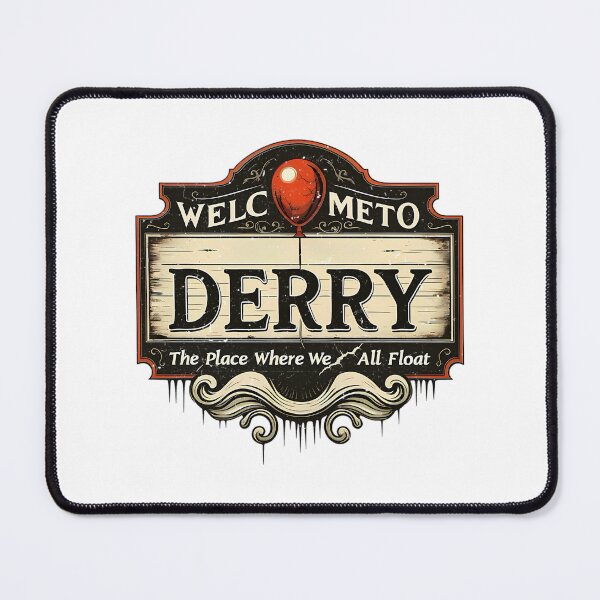 Item preview, Welcome To Derry Horror Clown Balloon Creepy Town Sign designed and sold by dirhjdom.