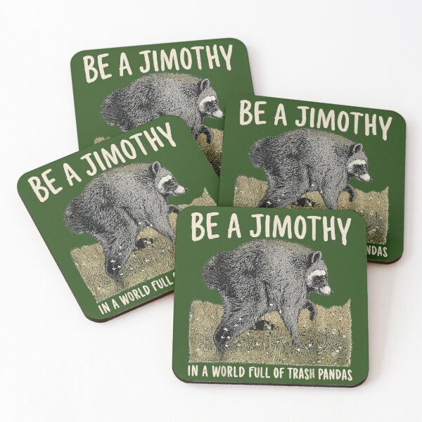 Item preview, Jimothy Viral Raccoon Funny Trash Panda Wildlife designed and sold by KristineLi.