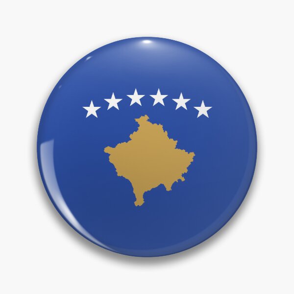 Item preview, Kosovo Circle Flag XK designed and sold by shitpostee.