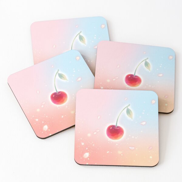 Item preview, Glowing Sweet Cherry in Pastel Magic designed and sold by Neural Dream.