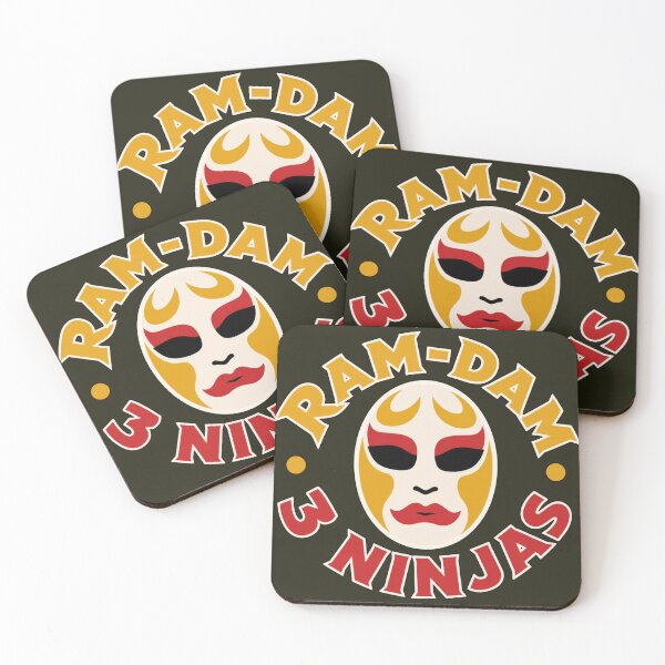 Item preview, Ninja Kids Masks 3 Retro Ninjas version ramdam three designed and sold by killem667.
