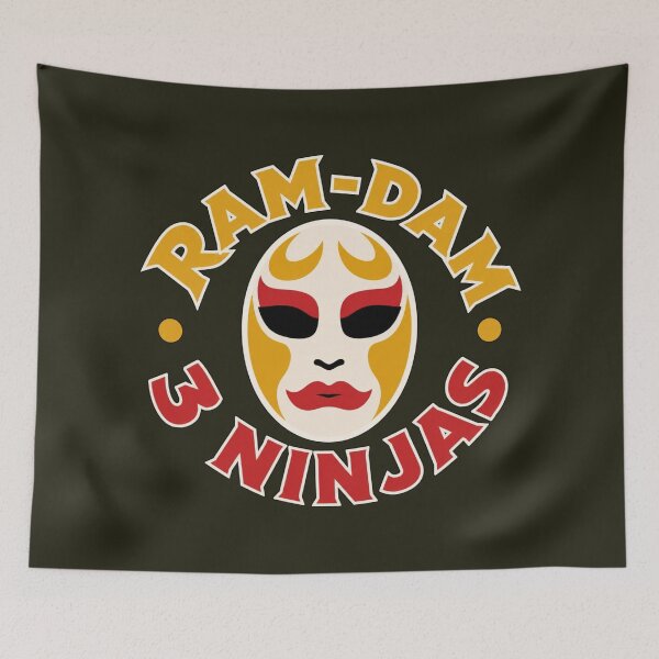 Item preview, Ninja Kids Masks 3 Retro Ninjas version ramdam three designed and sold by killem667.