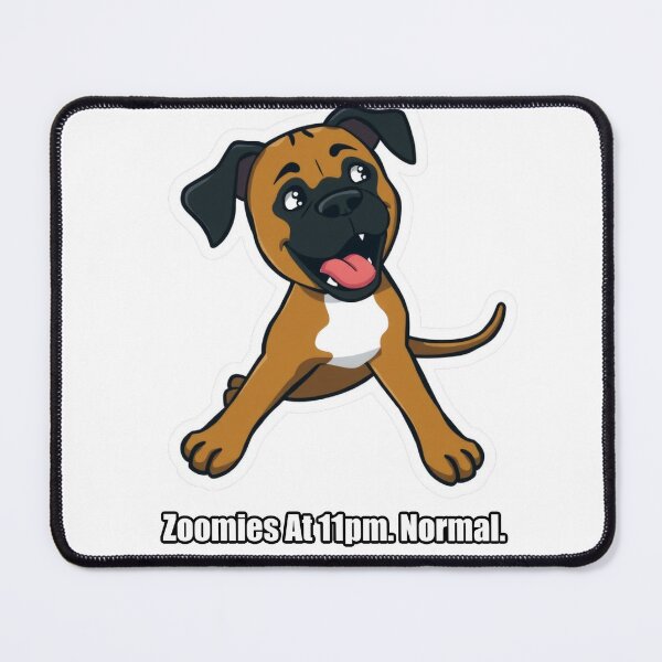 Item preview, Boxer - Zoomies At 11pm Normal - Funny Boxer Dog Gift designed and sold by pawdrops.