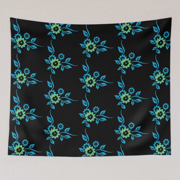 Item preview, Blue flowers designed and sold by Lagueny.