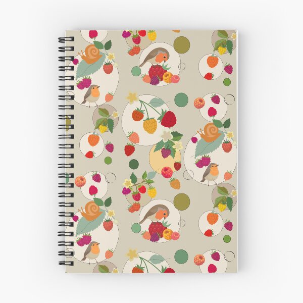 Item preview, Rainbow Raspberries & Robin Geometric Circle Pattern designed and sold by Vibria Pattern Studio.