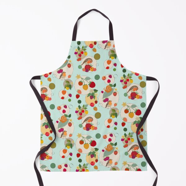 Item preview, Rainbow Raspberries & Robin Geometric Circle Pattern designed and sold by Vibria Pattern Studio.