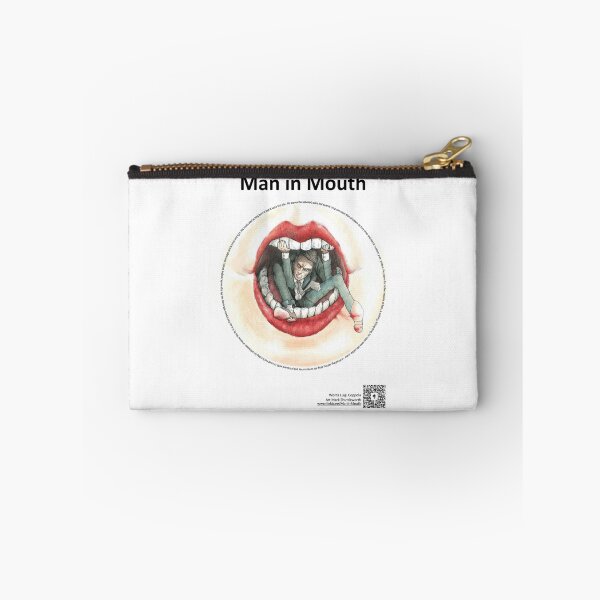 Item preview, Man In Mouth - Poem/Art/QR designed and sold by Coppola&Shuttleworth.