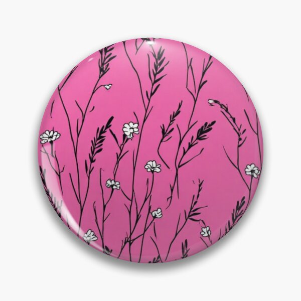 Artikelvorschau, Lebendiges, knallig rosa wildes Gras und Wiesenmuster entworfen und verkauft von thepixelcloset.