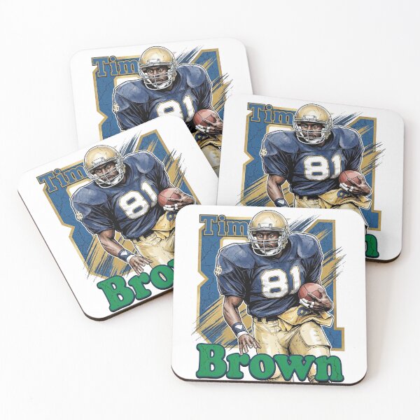 Item preview, Retro Tim Brown 81 - South Bend Football Legend designed and sold by Thogan0416.