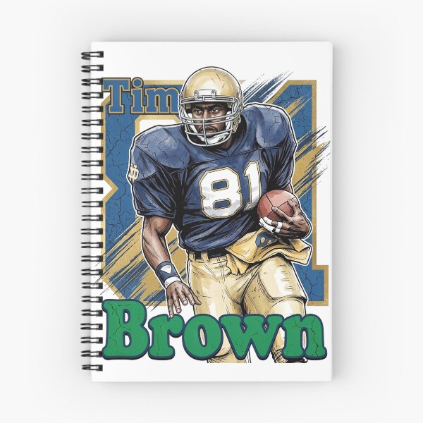 Item preview, Retro Tim Brown 81 - South Bend Football Legend designed and sold by Thogan0416.