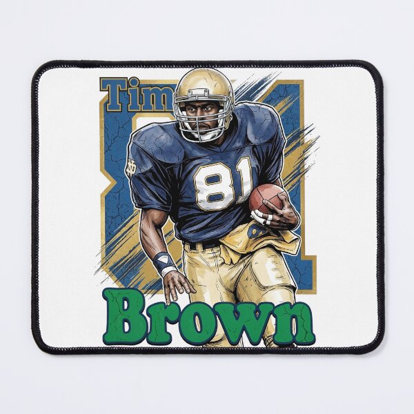Item preview, Retro Tim Brown 81 - South Bend Football Legend designed and sold by Thogan0416.