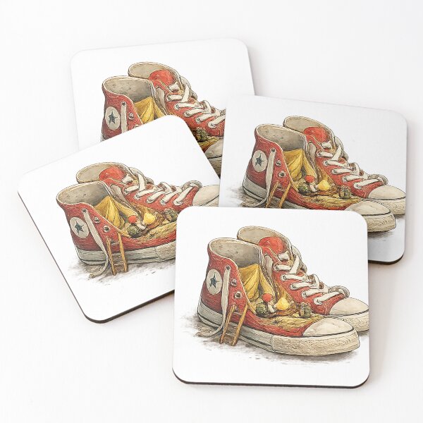 Item preview, Tiny Camper Inside a Vintage Sneaker designed and sold by Sara-Ai.