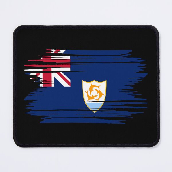 Item preview, Distressed Anguilla Flag AI designed and sold by shitpostee.