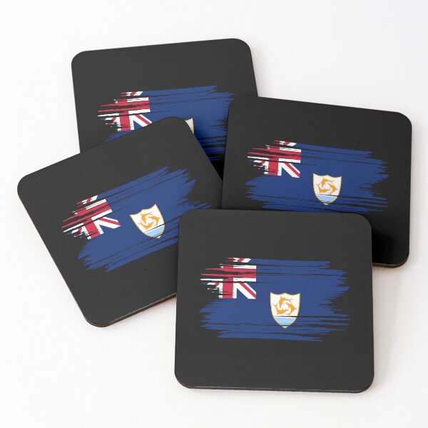 Item preview, Distressed Anguilla Flag AI designed and sold by shitpostee.