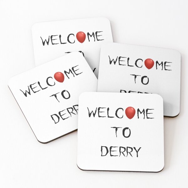 Item preview, Welcome To Derry Horror Text Poster designed and sold by dirhjdom.