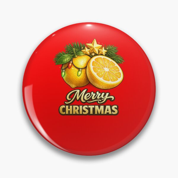 Item preview, Merry Christmas Lemon with three stars designed and sold by annenambiro.