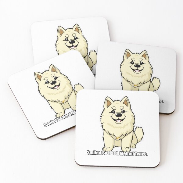 Item preview, Samoyed - Smiled So Hard Melted Twice - Funny Samoyed Gift designed and sold by pawdrops.