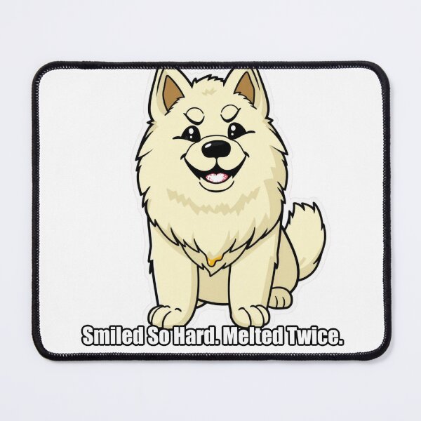 Item preview, Samoyed - Smiled So Hard Melted Twice - Funny Samoyed Gift designed and sold by pawdrops.