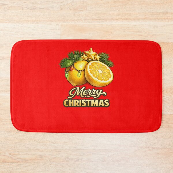 Item preview, Merry Christmas Lemon with three stars designed and sold by annenambiro.