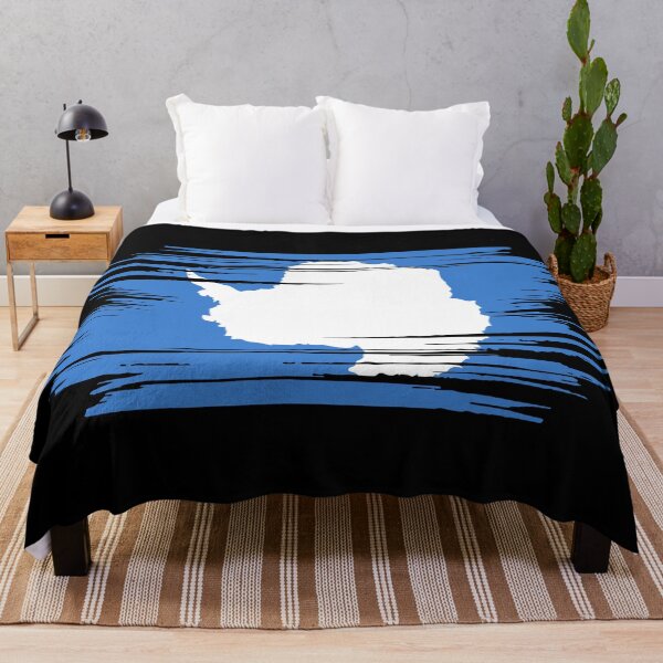 Item preview, Distressed Antarctica Flag AQ designed and sold by shitpostee.