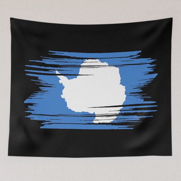 Item preview, Distressed Antarctica Flag AQ designed and sold by shitpostee.