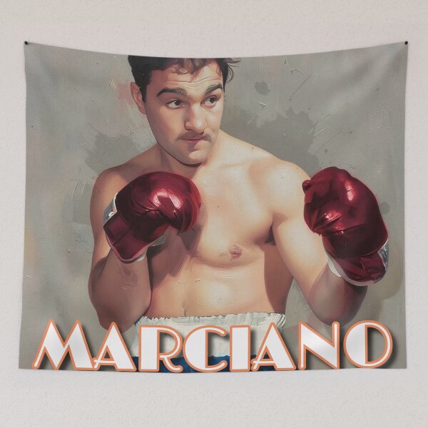 Item preview, Marciano The Brockton Bomber Rocky boxing legends designed and sold by MoodiArtist.