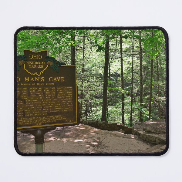 Item preview, Old Man's Cave Trail Sign Hocking Hills Ohio designed and sold by LisaWootenPhoto.