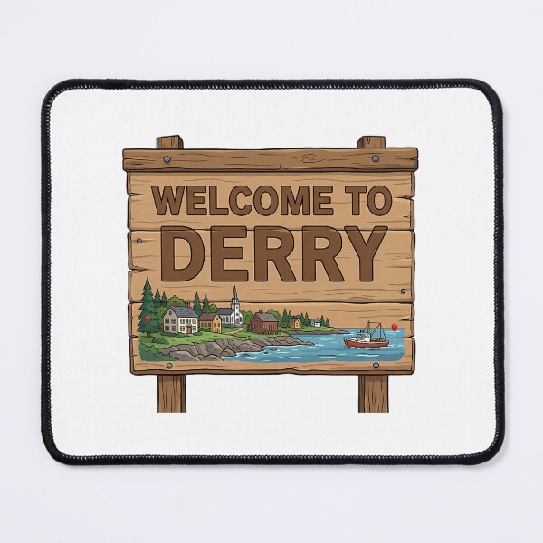 Item preview, Welcome To Derry Horror Town Sign Poster designed and sold by dirhjdom.
