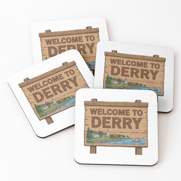 Item preview, Welcome To Derry Horror Town Sign Poster designed and sold by dirhjdom.