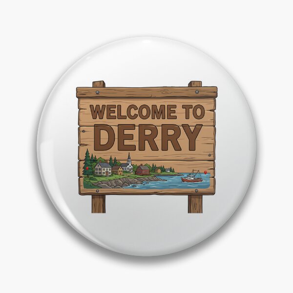 Item preview, Welcome To Derry Horror Town Sign Poster designed and sold by dirhjdom.