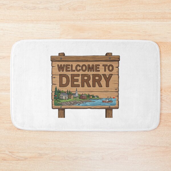 Item preview, Welcome To Derry Horror Town Sign Poster designed and sold by dirhjdom.