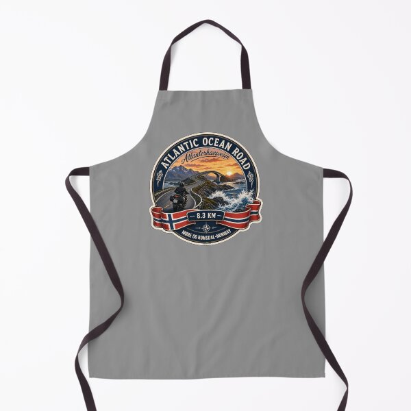 Item preview, Atlantic Ocean Road Norway Atlanterhavsvegen Sticker TShirt 05 designed and sold by OuterShellUK.