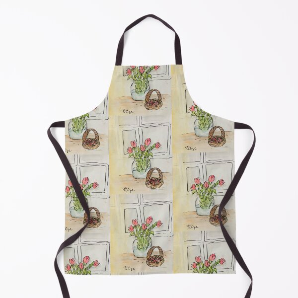 Item preview, Pink Flowers & Strawberries - Floral Life Ilustration designed and sold by lilylightstudio.